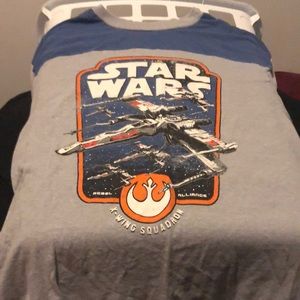 Men’s vintage style XWing Star Wars shirt slim fit